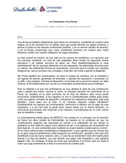 C&oacute;mo pueden llegar a afectar los impuestos a las Pymes
