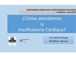 &iquest;C&oacute;mo atendemos Insuficiencia Cardiaca? - Osakidetza