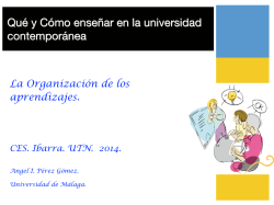 Qu&eacute; y c&oacute;mo ense&ntilde;ar - CES