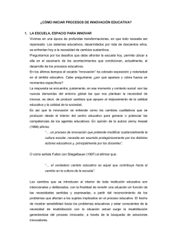 &iquest;C&Oacute;MO INICIAR PROCESOS DE INNOVACI&Oacute;N - FriendFeed