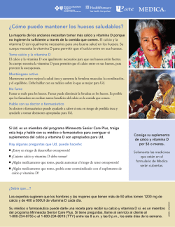&iquest;C&oacute;mo puedo mantener los huesos saludables? - Stratis Health