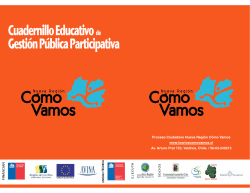 C&oacute;mo vamos cartilla 2.iba - Nueva Regi&oacute;n, C&oacute;mo Vamos