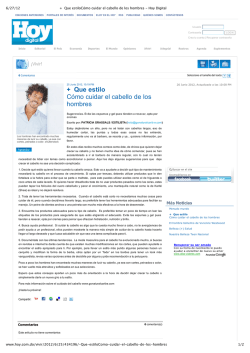 + Que estilo C&oacute;mo cuidar el cabello de los hombres - Go Natural