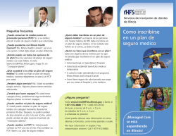 C&oacute;mo inscribirse en un plan de seguro medico