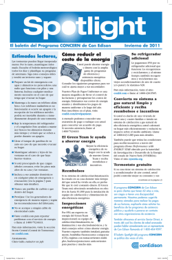 Estimados lectores, C&oacute;mo reducir el costo de la energ&iacute;a - Con Edison