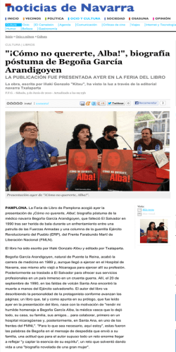 &iexcl;C&oacute;mo no quererte, Alba!, biograf&iacute;a p&oacute;stuma de - Txalaparta