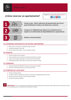 &iquest;C&oacute;mo reservar un apartamento? - ShMadrid