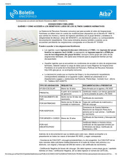 ASIGNACIONES FAMILIARES: QUI&Eacute;NES Y C&Oacute;MO - Arba