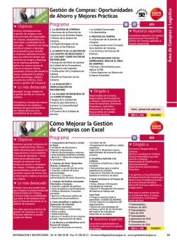 C&oacute;mo Mejorar la gesti&oacute;n de Compras con Excel - Global Estrategias