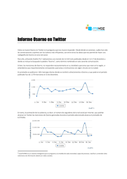 C&oacute;mo se mueve osorno en Twitter - El Vacanudo
