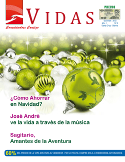 &iquest;C&oacute;mo Ahorrar en Navidad? Jos&eacute; Andr&eacute; ve la vida a trav&eacute;s - Vidas