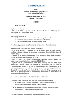 Bosquejo - Microjuris - Puerto Rico