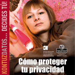 C&oacute;mo proteger tu privacidad - AVPD - Euskadi.net