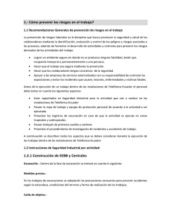 1.- C&oacute;mo prevenir los riesgos en el trabajo? 1.2.1 Construcci&oacute;n de