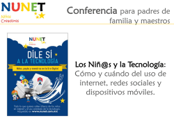 Los ni&ntilde;os y la tecnolog&iacute;a: c&oacute;mo y cu&aacute;ndo del uso de - Nunet