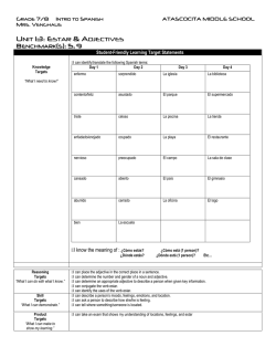 (S): 5, 9 I know the meaning of : &iquest;C&oacute;mo est&aacute;s?