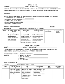 &iquest;C&oacute;mo te va? HOW AM I DOING? - Bilinguistics