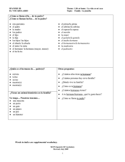 &iquest;C&oacute;mo se llama el/la&hellip; de tu padre