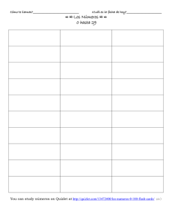 C&oacute;mo te llamas - Team81-Homework - home