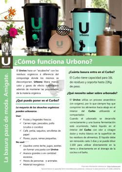 &iquest;C&oacute;mo funciona Urbono? - SustPro.com
