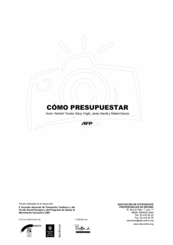 C&Oacute;MO PRESUPUESTAR