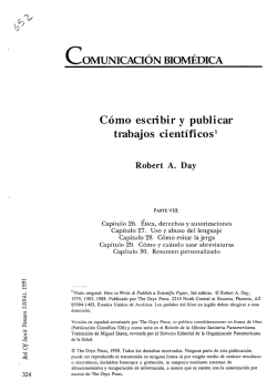C&oacute;mo escribir y publicar trabajos cient&iacute;ficos'