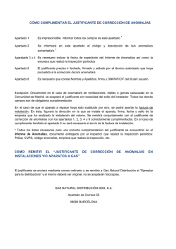 C&Oacute;MO CUMPLIMENTAR EL JUSTIFICANTE DE CORRECCI&Oacute;N DE