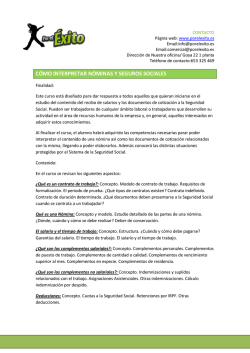 C&Oacute;MO INTERPRETAR N&Oacute;MINAS Y SEGUROS - Por el Exito