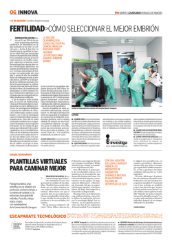 FERTILIDADC&Oacute;MO SELECCIONAR EL MEJOR EMBRI&Oacute;N