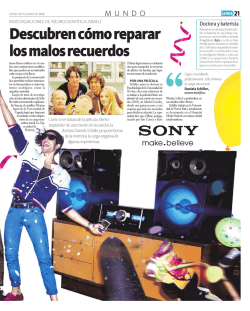 Descubren c&oacute;mo reparar los malos recuerdos - Papel Digital