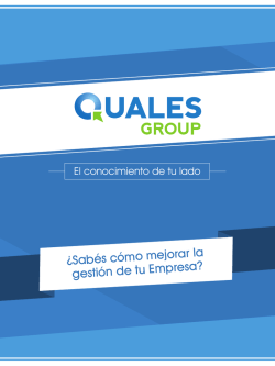 &iquest;Sab&eacute;s c&oacute;mo mejorar la gesti&oacute;n de tu Empresa? - quales group