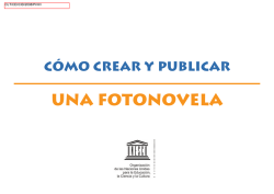C&oacute;mo crear y publicar una fotonovela