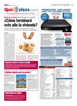 &iquest;C&oacute;mo terminar&aacute; este a&ntilde;o la vivienda?