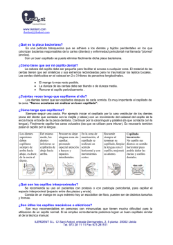 &iquest;Qu&eacute; es la placa bacteriana? &iquest;C&oacute;mo tiene que ser mi - Ilerdent