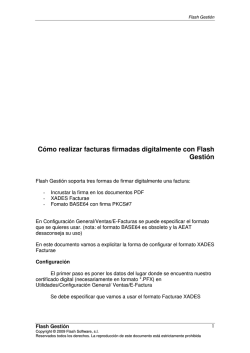 C&oacute;mo realizar facturas firmadas digitalmente con Flash Gesti&oacute;n