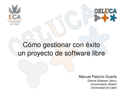 C&oacute;mo gestionar con &eacute;xito un proyecto de software libre - Servicio