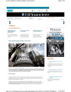 Page 1 of 6 C&oacute;mo combatir el cambio clim&aacute;tico y hacer dinero 13/04
