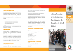 &iquest;C&oacute;mo Tramitar la Equivalencia o Revalidaci&oacute;n de Estudios - sepdf