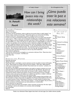 &iquest;C&oacute;mo puedo traer la paz a mis relaciones esta semana?