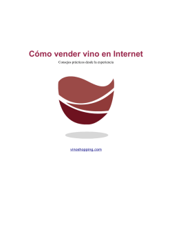 C&oacute;mo vender vino en Internet - VinoShopping.com