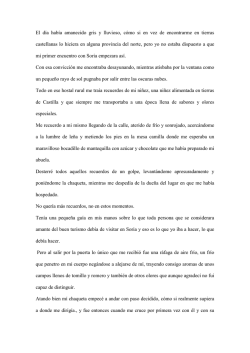 El d&iacute;a hab&iacute;a amanecido gris y lluvioso, c&oacute;mo si en vez de