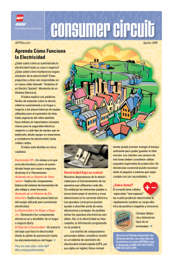 Aprenda C&oacute;mo Funciona la Electricidad - AEP Ohio