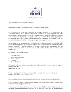 Haga clic aqu&iacute; para descargar el documento - Tahitian Noni