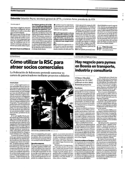 C&oacute;mo utilizar la RSC para atraer socios comerciales