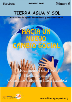 TIERRA AGUA Y SOL Movimientos del 15-M Hay alternativas C&oacute;mo