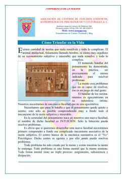 C&oacute;mo Triunfar en la Vida - ACEGAP
