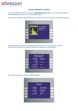 &iquest;C&oacute;mo obtener la clave? - SwissJust
