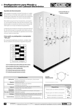 Aparatos de Sincronizaci&oacute;n C&oacute;mo pedir un predispositor - Nollmann