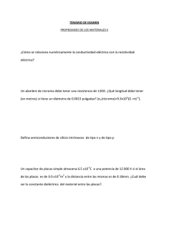 &iquest;C&oacute;mo se relaciona num&eacute;ricamente la conductividad el&eacute;ctrica con