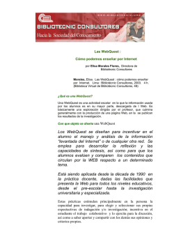 C&oacute;mo podemos ense&ntilde;ar por Internet - Bibliotecnic Consultores